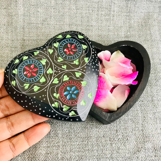 Soapstone Heart Box