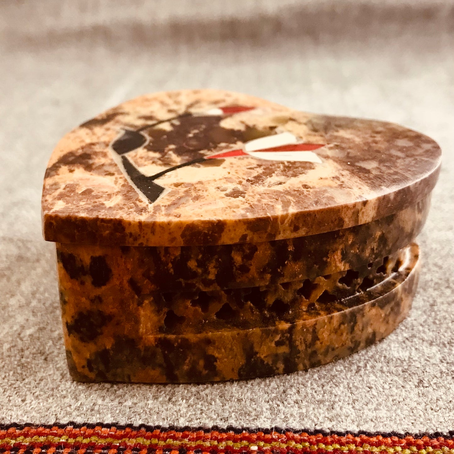 Indian Soapstone Keepsake Boxes