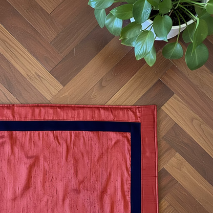 Asana Meditation Mat — Silk & Wool, for Floor & Chair Supreme Swan