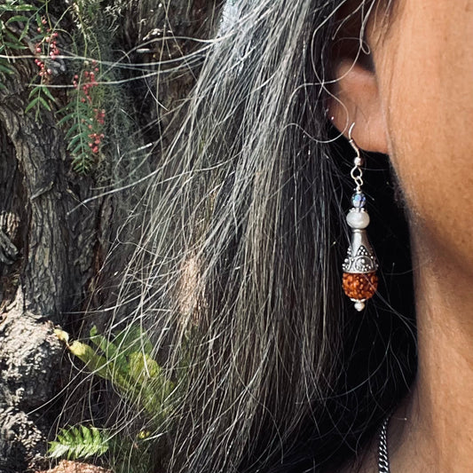 Usha Rudraksha Earrings