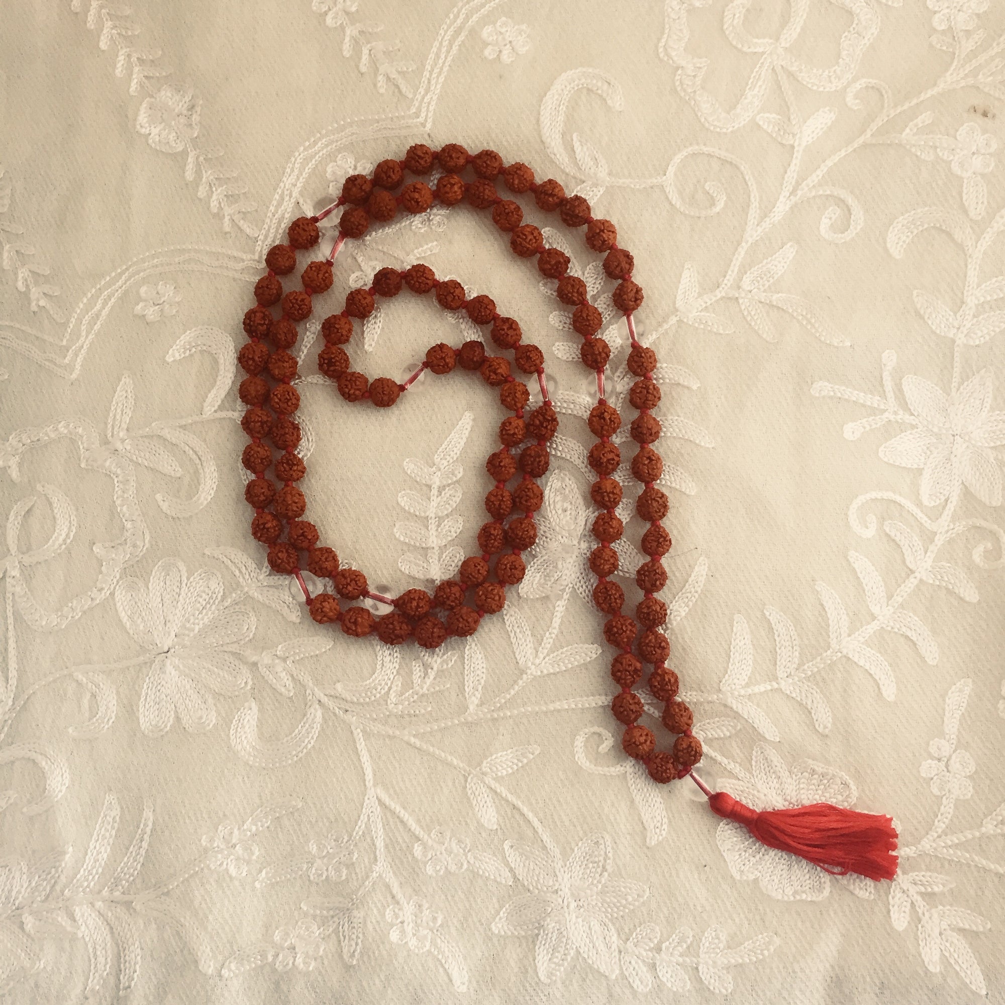 Shakti Kriya Mala Rudraksha & Quartz Crystal