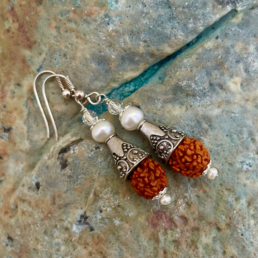 Usha Rudraksha Earrings