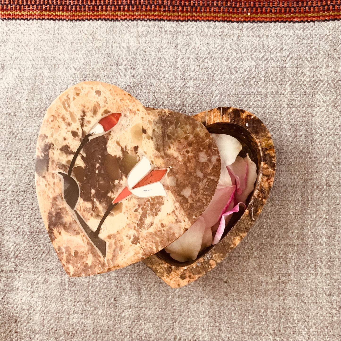 Indian Soapstone Keepsake Boxes