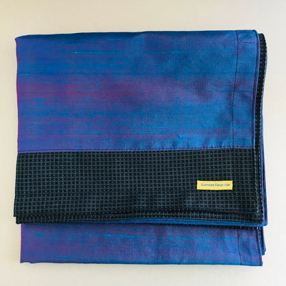 Silk & Wool Meditation Chair Blanket – Dhyanam Supreme Swan