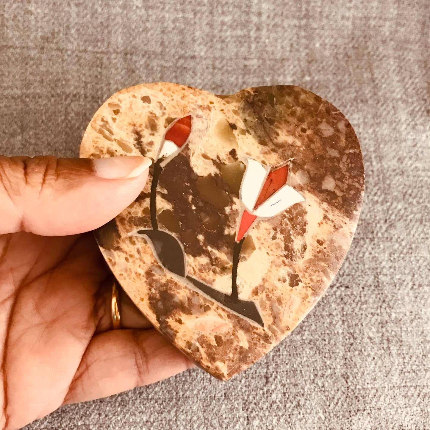 Indian Soapstone Keepsake Boxes