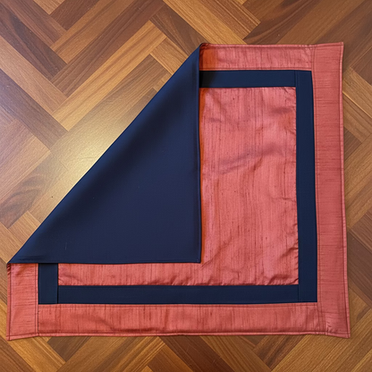 Asana Meditation Mat — Silk & Wool, for Floor & Chair Supreme Swan