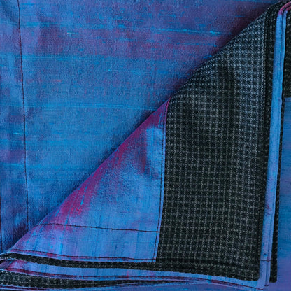 Silk & Wool Meditation Chair Blanket – Dhyanam Supreme Swan