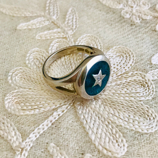 Spiritual Eye Silver Ring