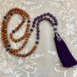 Surabhi Sandalwood & Amethyst 108 Mala