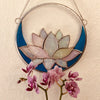 White Lotus Stained Glass