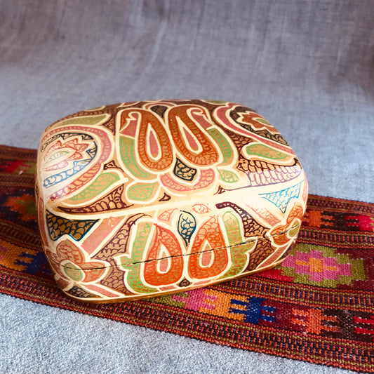 Paisley Paper Mache Box