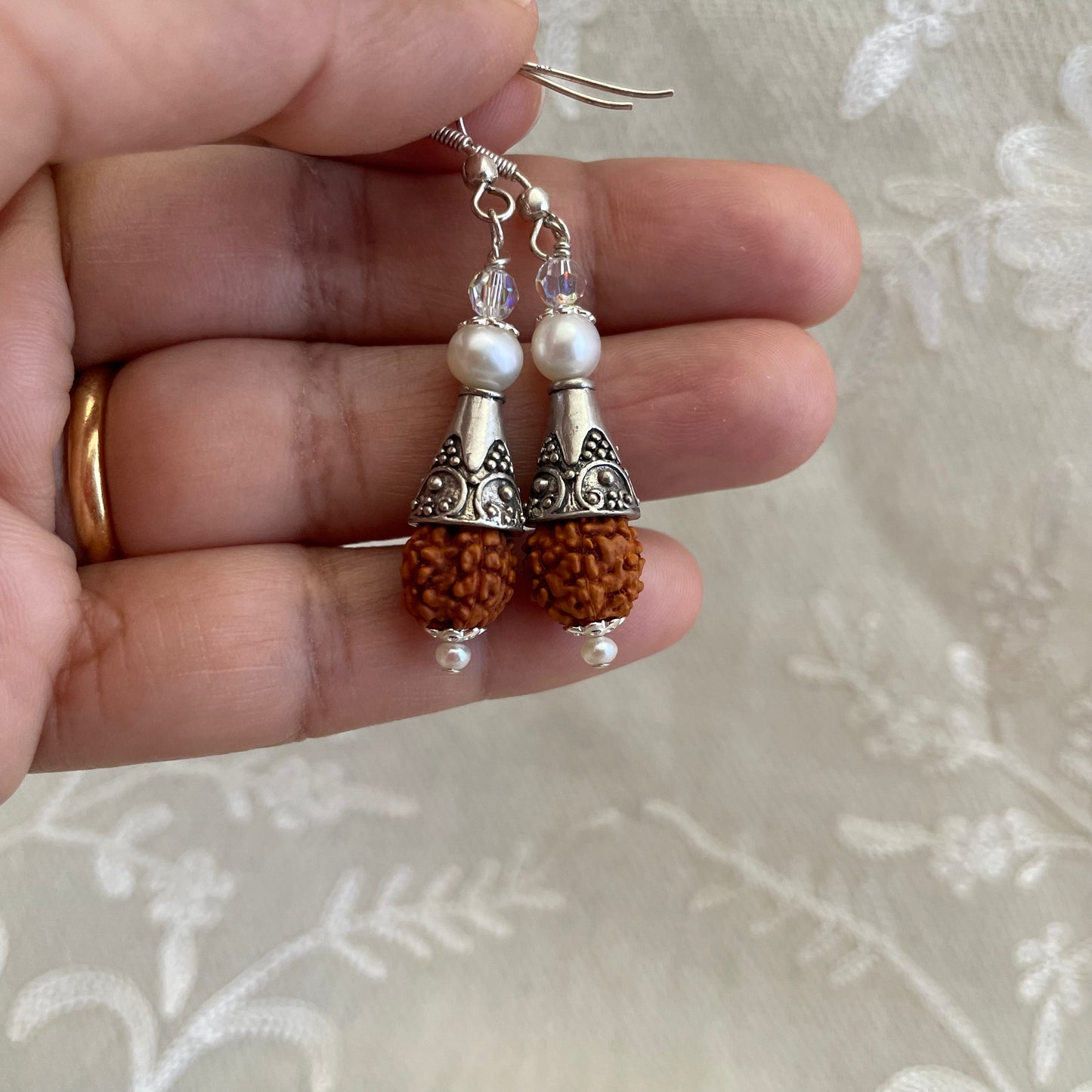 Usha Rudraksha Earrings