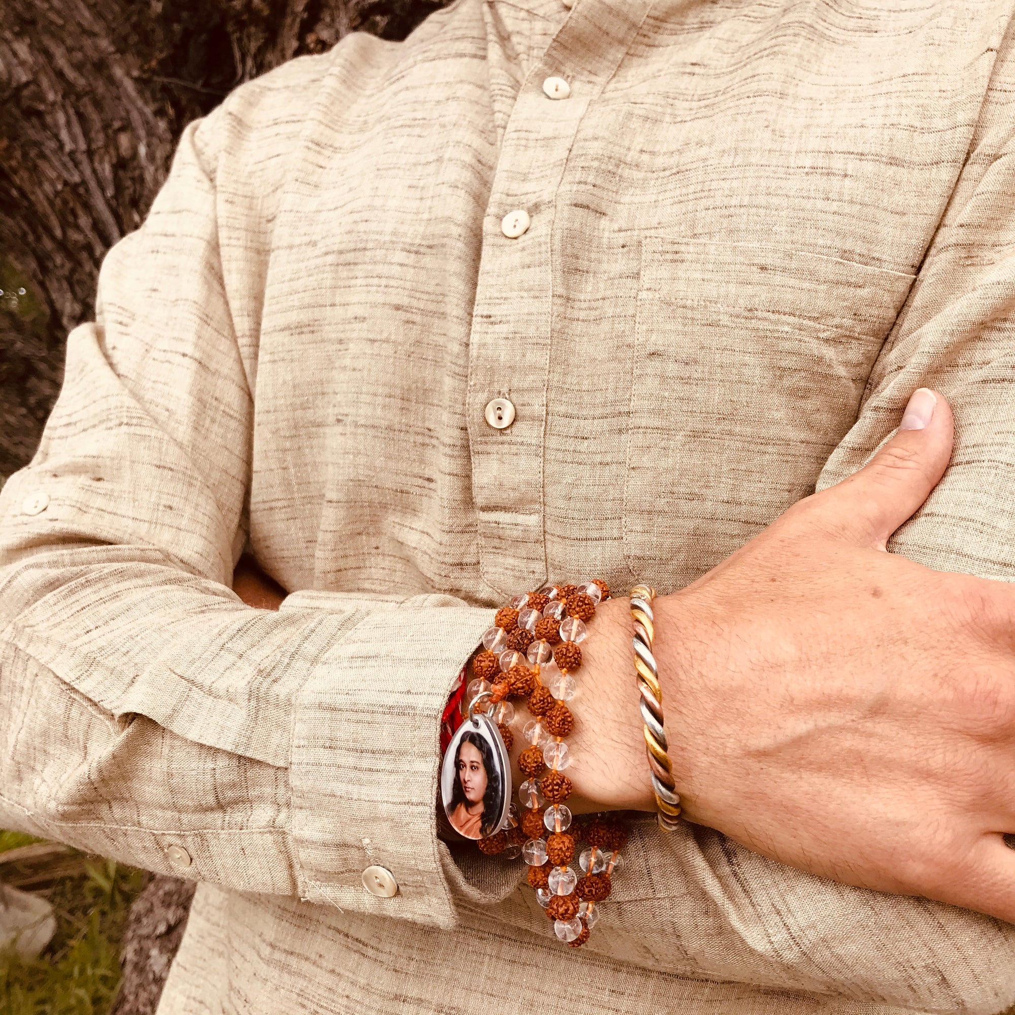 Gurukripa Rudraksha & Crystal Mala