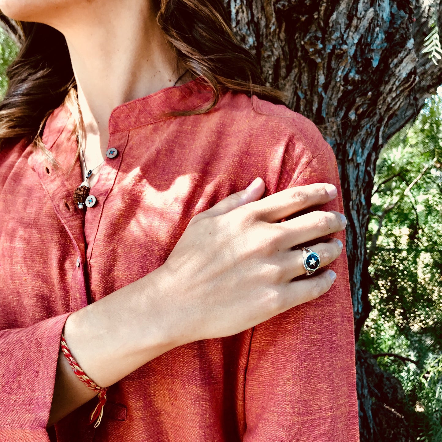 Spiritual Eye Silver Ring
