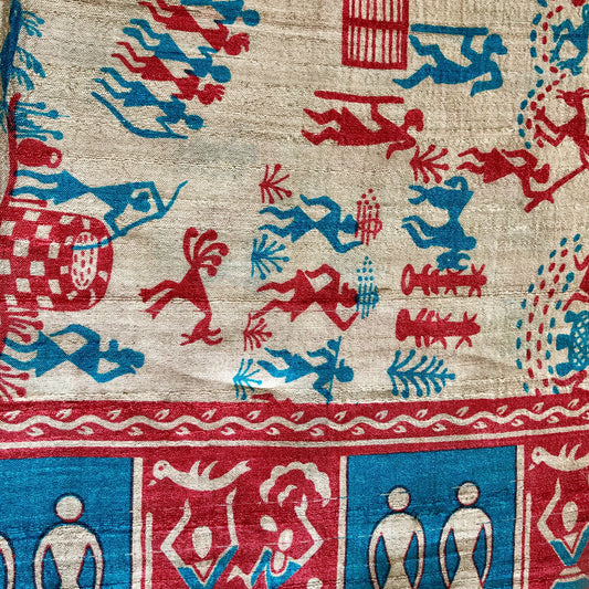 Lata Tussar Silk Scarf